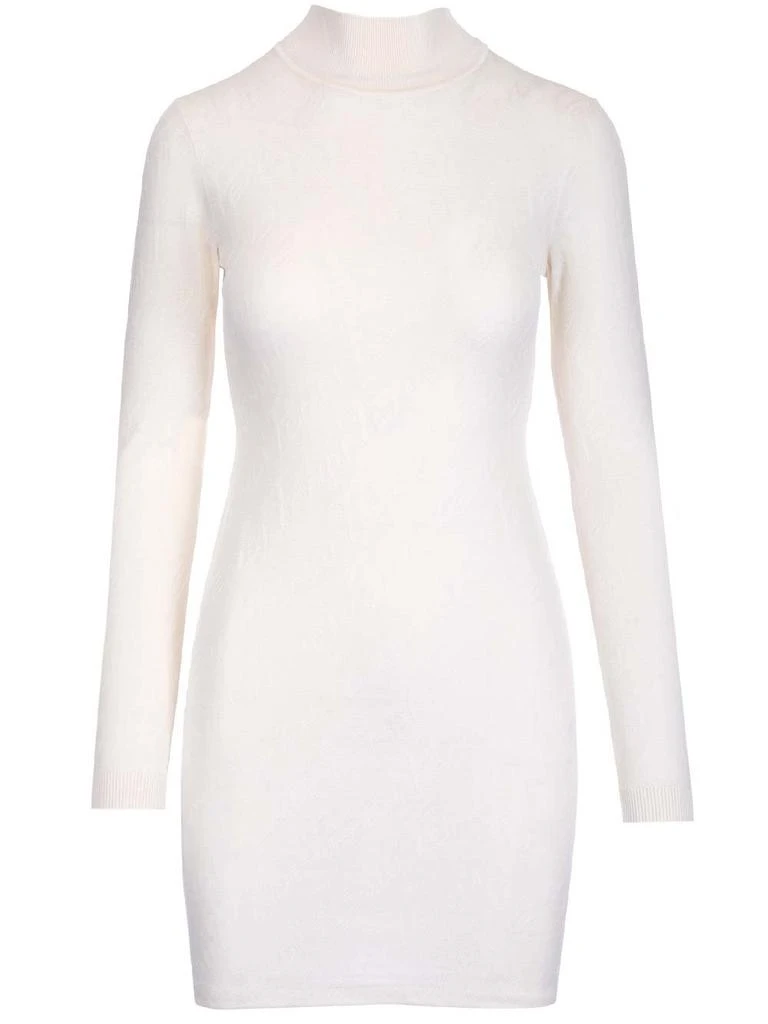 商品Fendi|Fendi Brush Logo Ribbed Mini Dress,价格¥6876,第1张图片