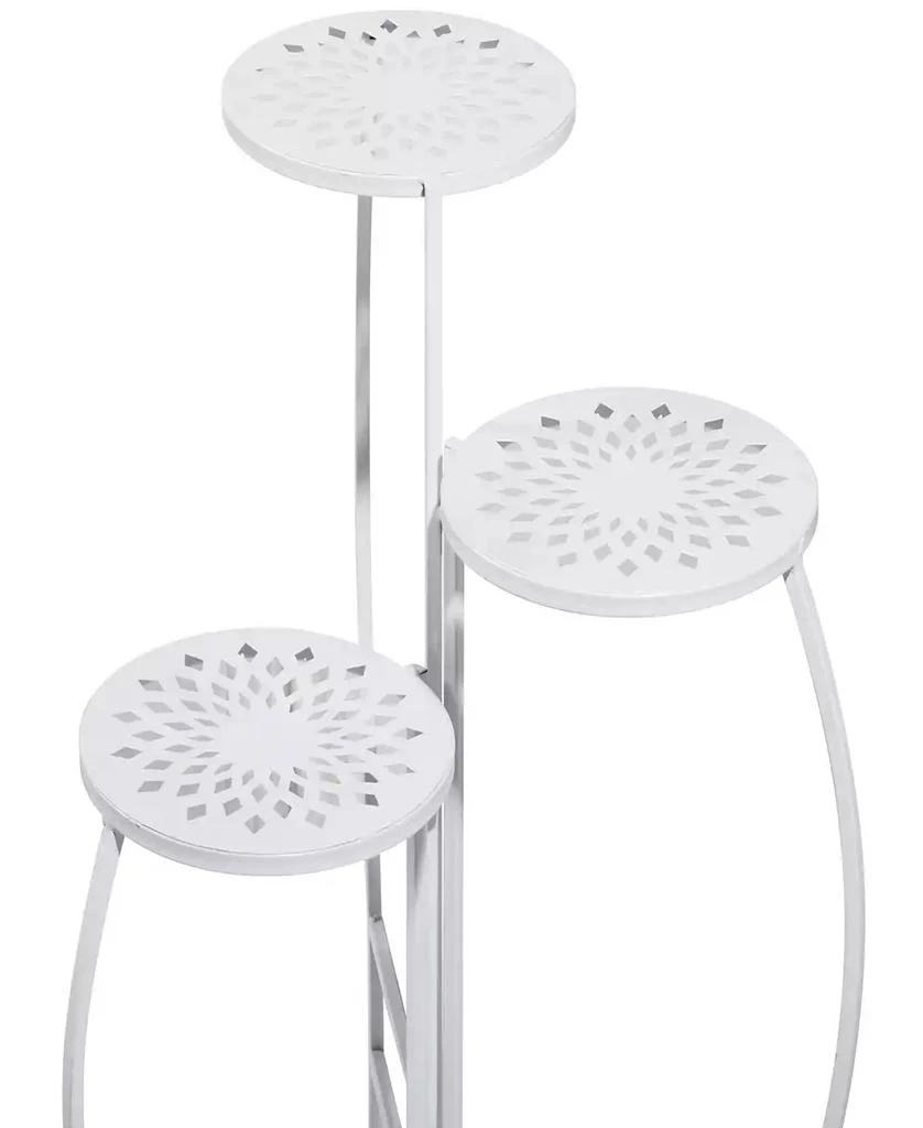 商品Rosemary Lane|Metal Indoor Outdoor 3 Tier Floral Plant Stand,价格¥497,第2张图片详细描述