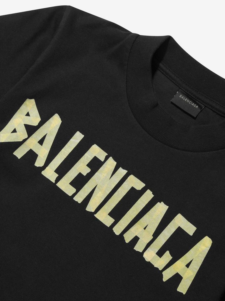 商品Balenciaga|Balenciaga Kids Logo T-Shirt in Black,价格¥1911,第3张图片详细描述