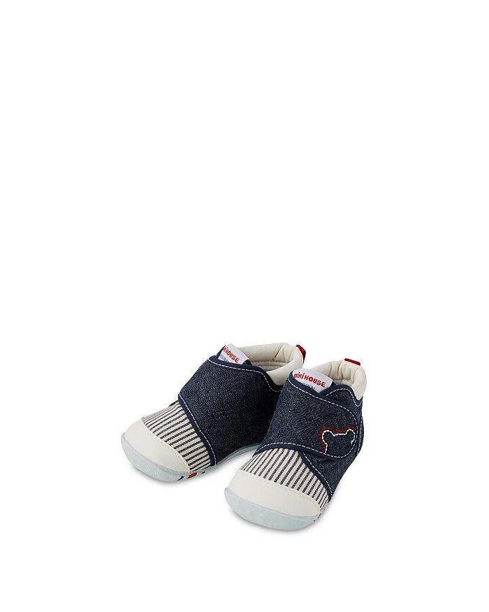 商品Miki House|Unisex Stripe Pattern My First Walker Shoes - Baby, Toddler,价格¥862,第1张图片