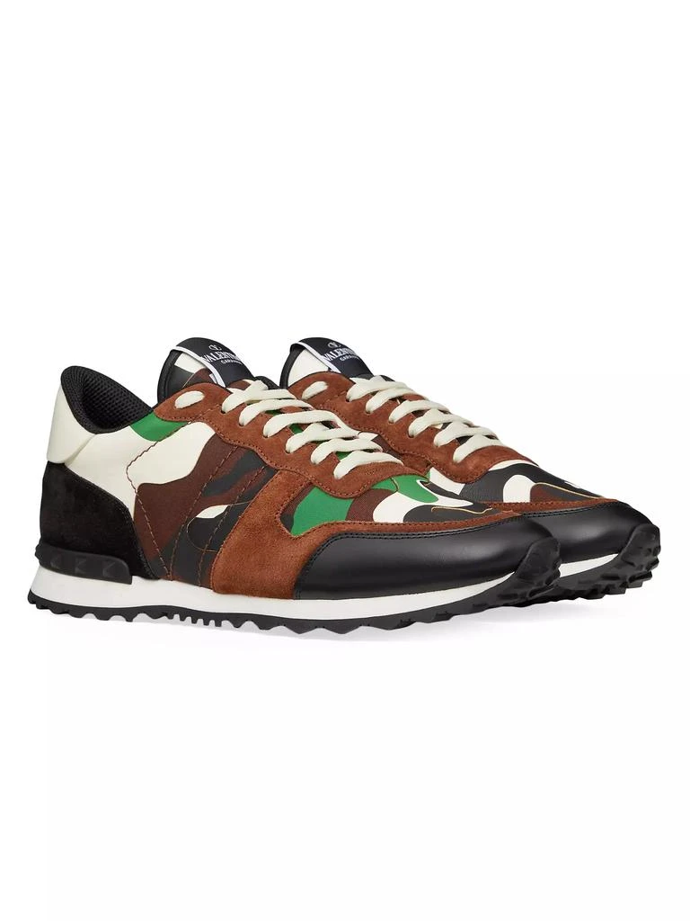 商品Valentino|Camouflage Rockrunner Sneakers,价格¥4053,第2张图片详细描述