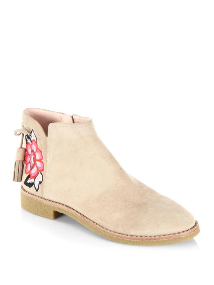 商品Kate Spade|Embroidered Suede Boots,价格¥774,第1张图片