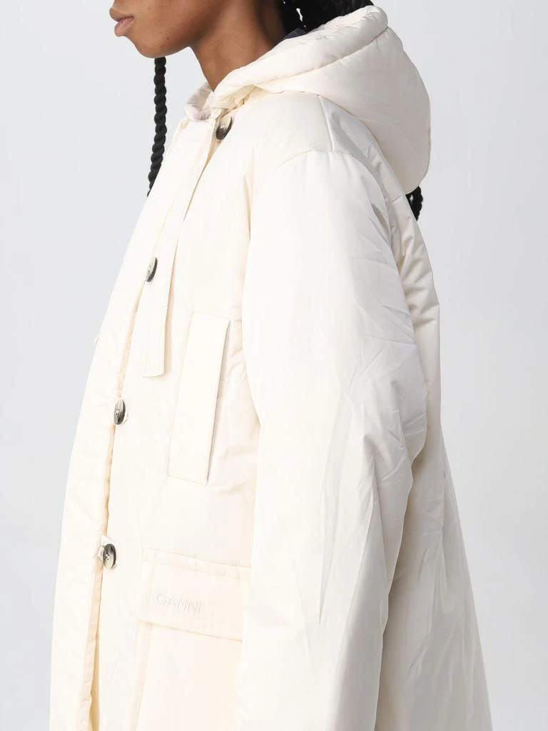 商品Ganni|Ganni double-breasted down jacket with hood,价格¥2226,第5张图片详细描述