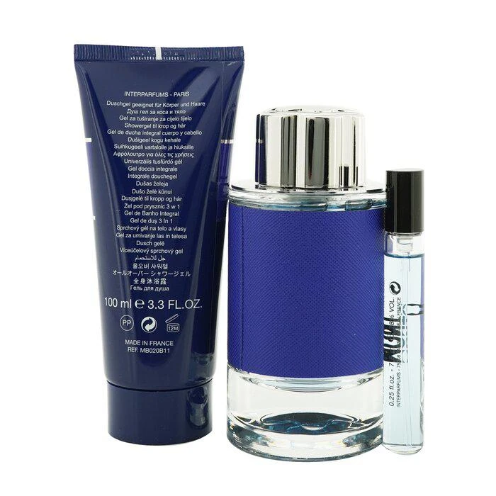 商品MontBlanc|Montblanc 探寻蓝海香水套装：淡香精 100ml + 淡香精 7.5ml + 沐浴露 100ml 3pcs,价格¥516,第3张图片详细描述