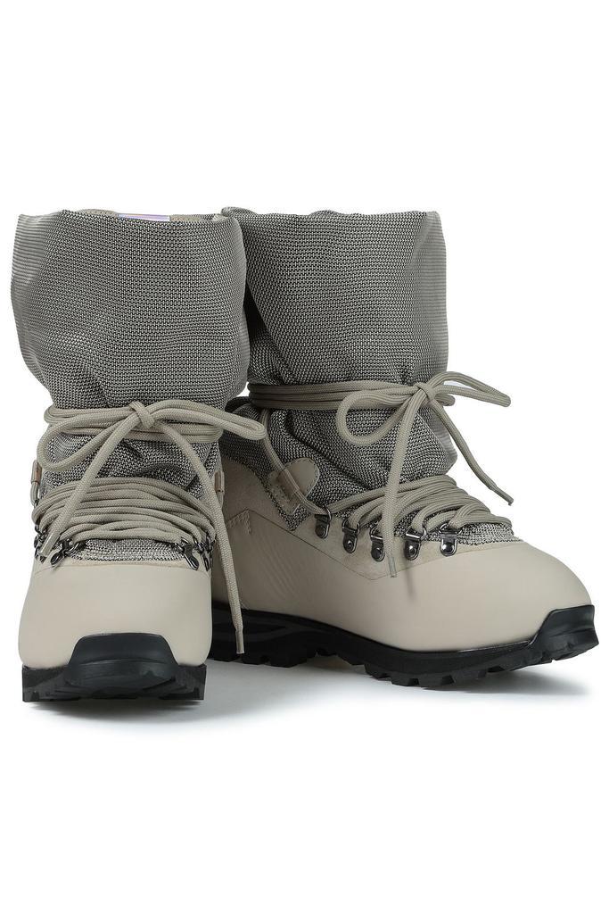 商品Acne Studios|Printed woven, suede and leather ankle boots,价格¥1409,第4张图片详细描述
