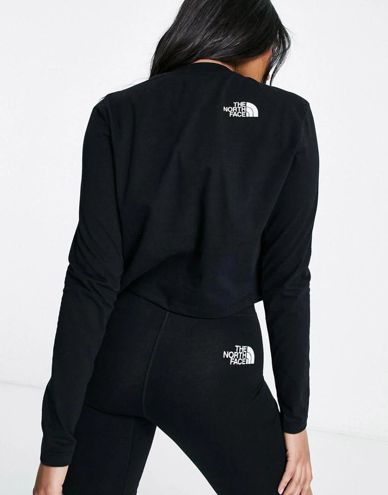 商品The North Face|The North Face cropped long sleeve t-shirt in black,价格¥339,第2张图片详细描述