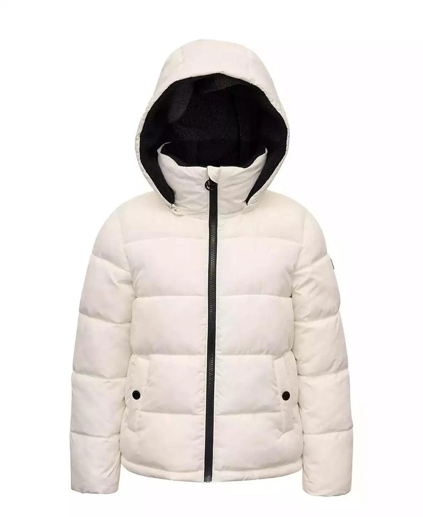 商品Michael Kors|Toddler & Little Girls Puffer with Sherpa Collar,价格¥514,第1张图片