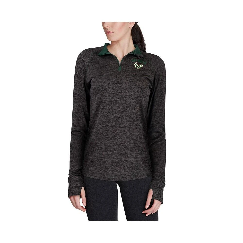 商品Colosseum|Women's Black South Florida Bulls Bikram Quarter-Zip Pullover Jacket,价格¥248,第3张图片详细描述