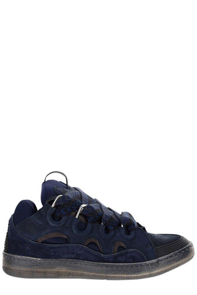 Lanvin Chunky Panelled Lace-Up Sneakers商品第1张图片规格展示