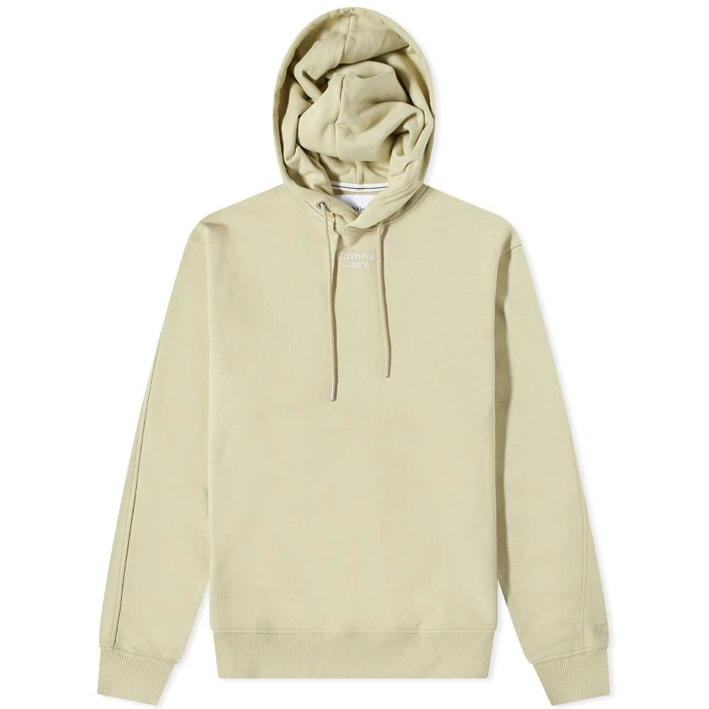 商品Calvin Klein|Calvin Klein Stacked Logo Hoodie,价格¥424,第1张图片