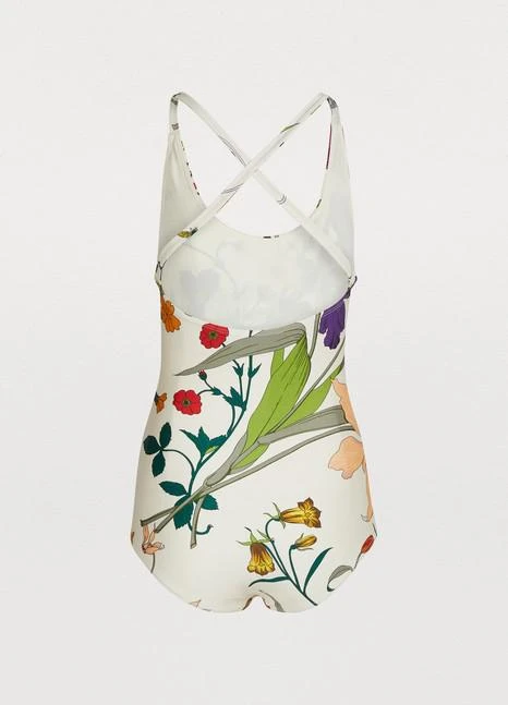 商品Gucci|Flora swimsuit,价格¥5511,第3张图片详细描述