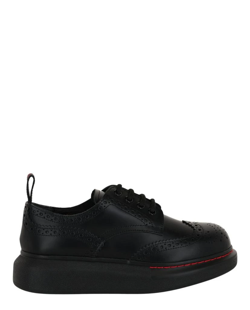商品Alexander McQueen|Liquid Spaz Lace-Up Brogues,价格¥1663,第1张图片