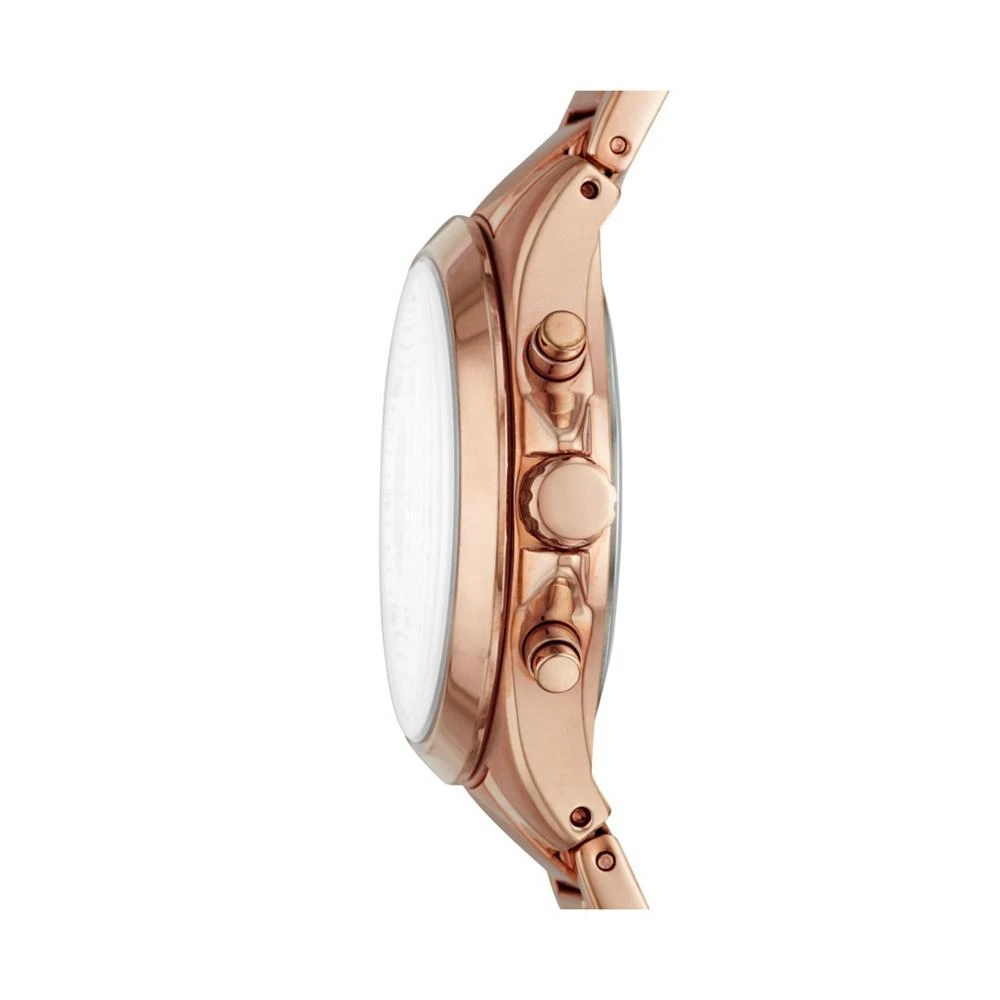 商品Fossil|Women's Modern Courier Chronograph Rose Gold Stainless Steel Watch 36mm,价格¥949,第2张图片详细描述