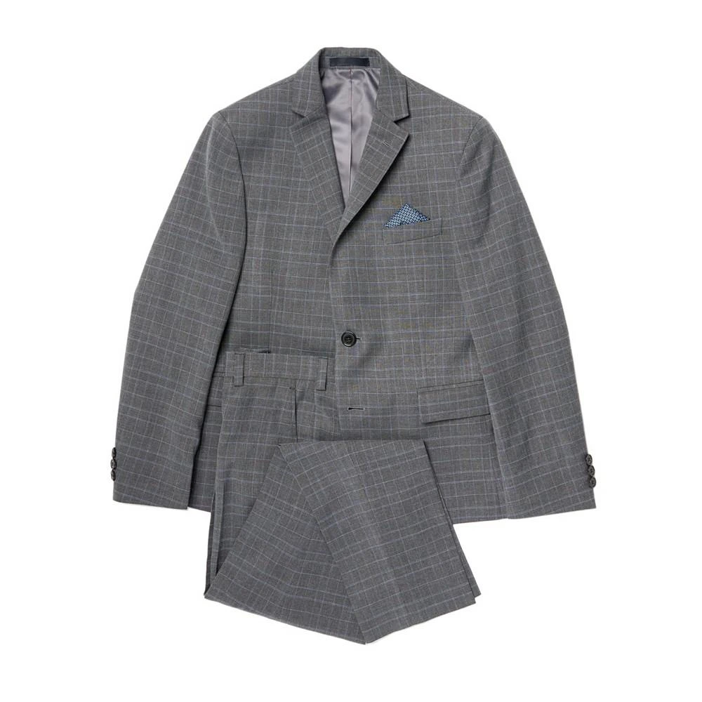 商品Ralph Lauren|Big Boys Husky Plaid Classic Sport Blazer Coat,价格¥630,第2张图片详细描述