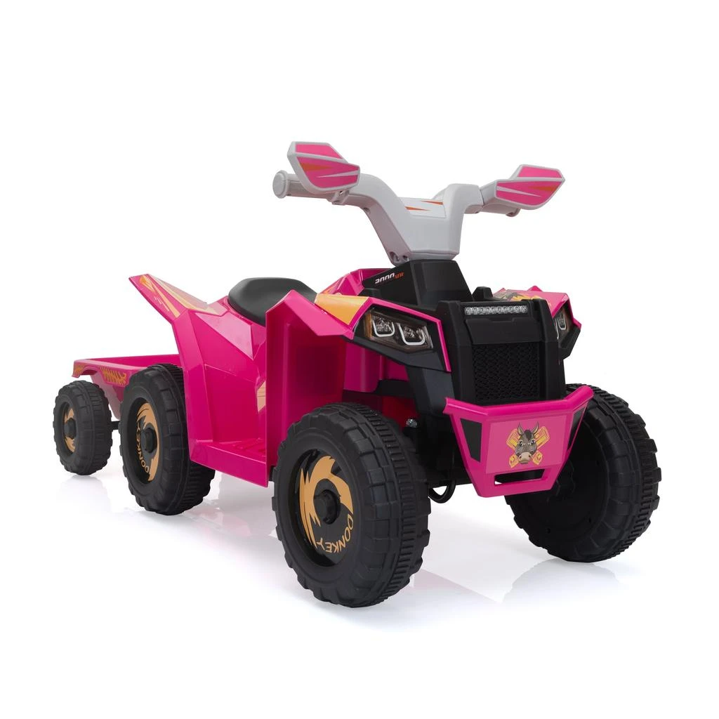 商品Streamdale Furniture|Streamdale Electric ATV for Kids with Trailer Bluetooth,价格¥1932,第2张图片详细描述