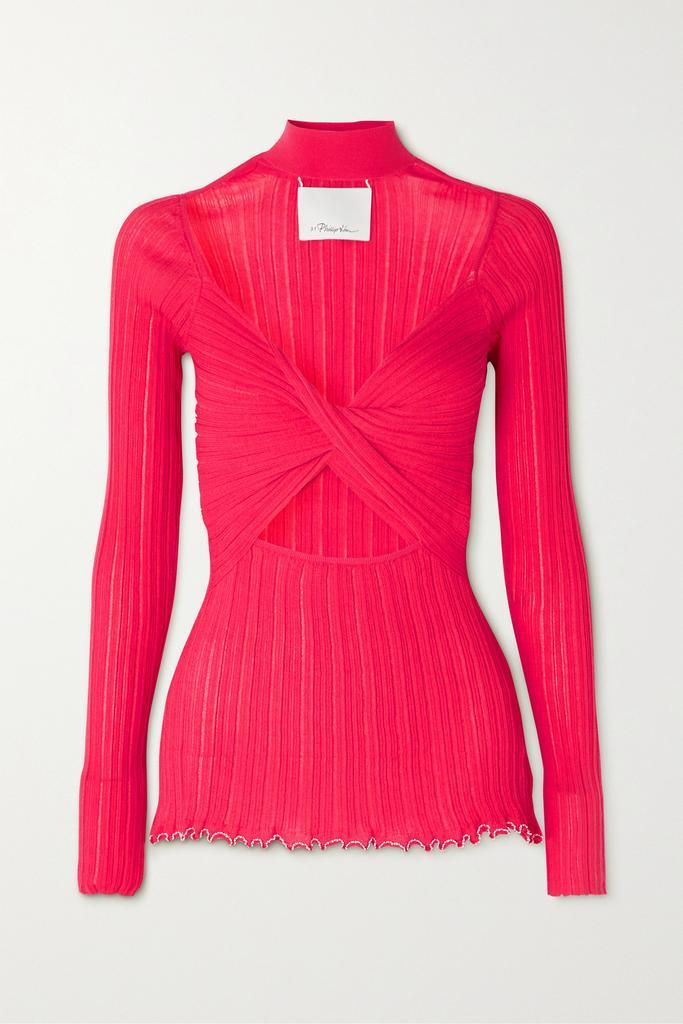 商品3.1 Phillip Lim|拧绕式挖剪棉质混纺上衣,价格¥2149,第1张图片