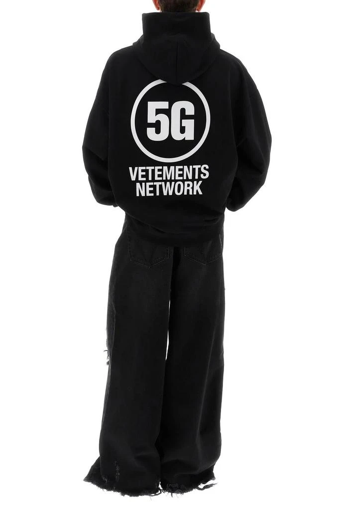 商品Vetements|5G LETTERING PRINT HOODIE,价格¥4131,第2张图片详细描述