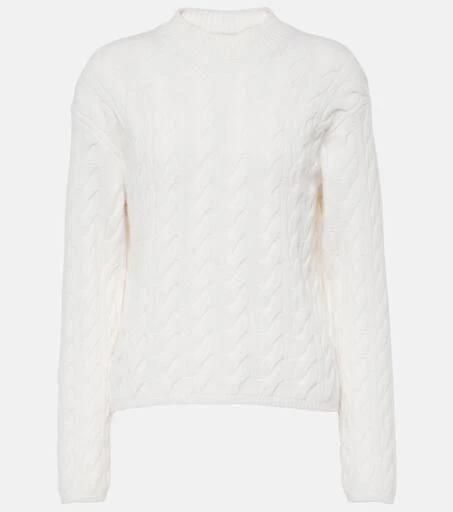 商品Vince|Cable-knit wool-blend sweater,价格¥2632,第1张图片