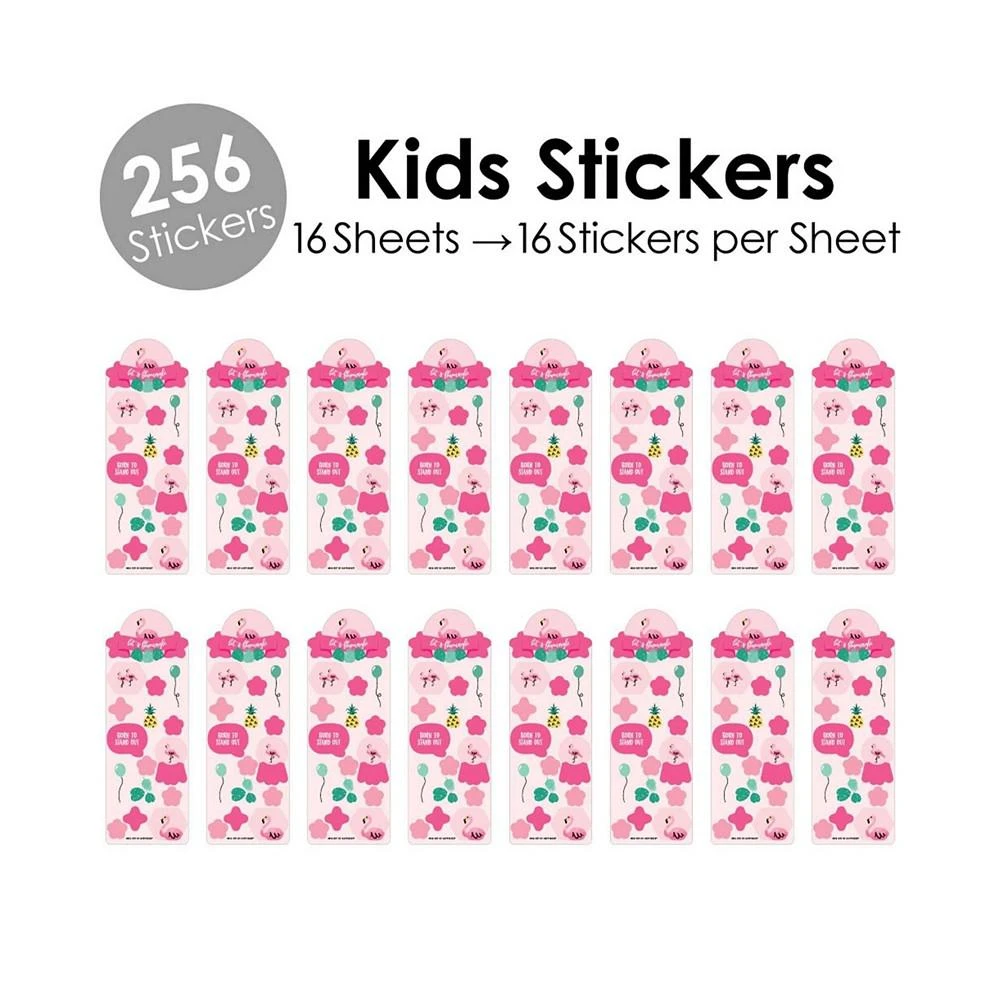商品Big Dot of Happiness|Bump, Set, Spike - Volleyball - Favor Kids Stickers - 16 Sheets - 256 Stickers,价格¥112,第3张图片详细描述