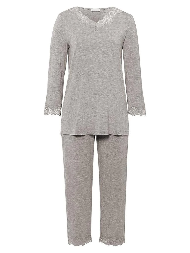 商品Hanro|Natural Elegance 2-Piece Pajama Set,价格¥1162,第1张图片