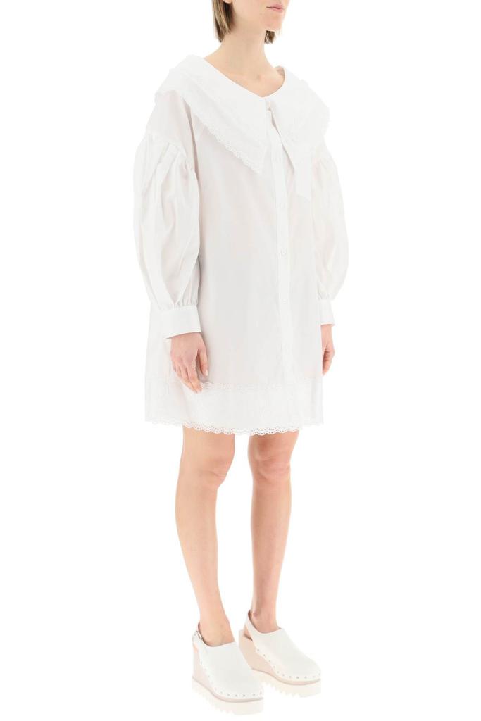 SHIRT DRESS WITH EMBROIDERED FLAT COLLAR商品第3张图片规格展示