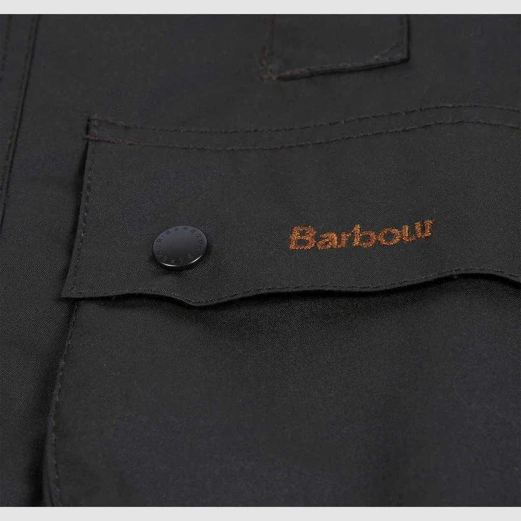 商品Barbour|Barbour Boys Beaufort Wax Jacket - Olive,价格¥794,第4张图片详细描述