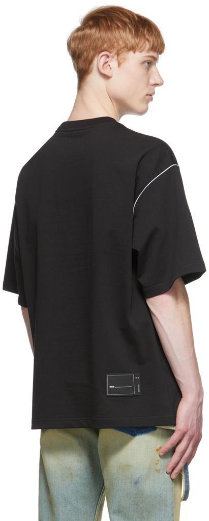 商品We11done|Black Reflective Logo T-Shirt,价格¥857,第5张图片详细描述