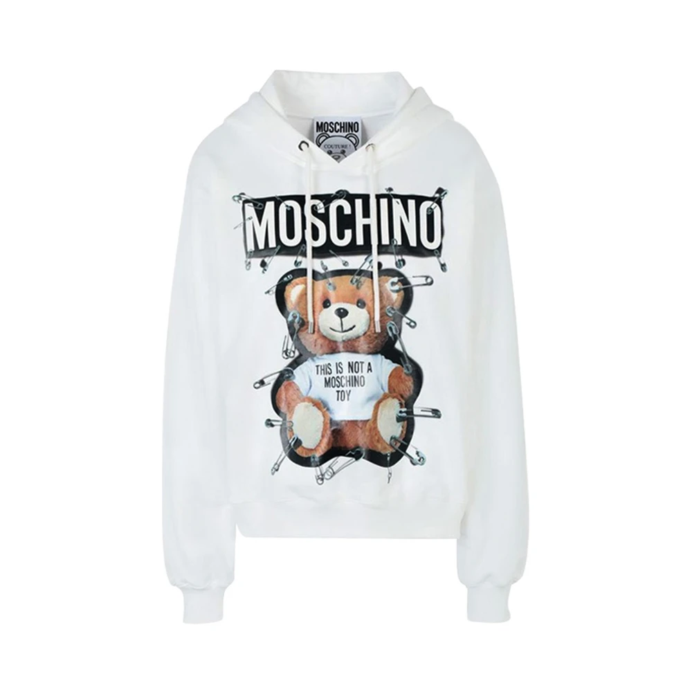 Moschino 莫斯奇诺 女士白色印花棉质卫衣 EV1705-5527-1002 商品