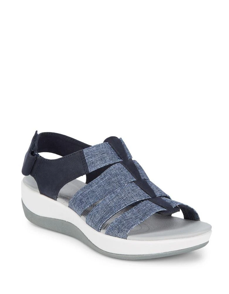 商品Clarks|Arla Shaylie Cloudsteppers Elastic Sandals,价格¥245,第1张图片