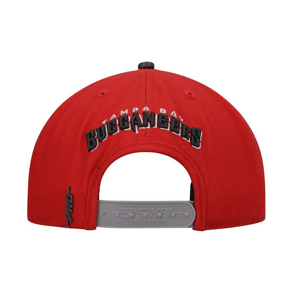 商品Pro Standard|Men's Red, Pewter Tampa Bay Buccaneers 2Tone Snapback Hat,价格¥297,第7张图片详细描述