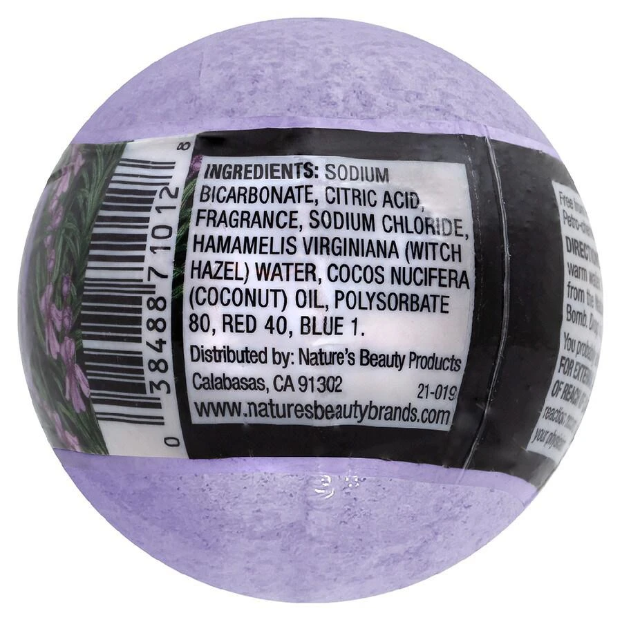 商品Nature's Beauty|Lavender & Rosemary Bath Bomb,价格¥47,第3张图片详细描述