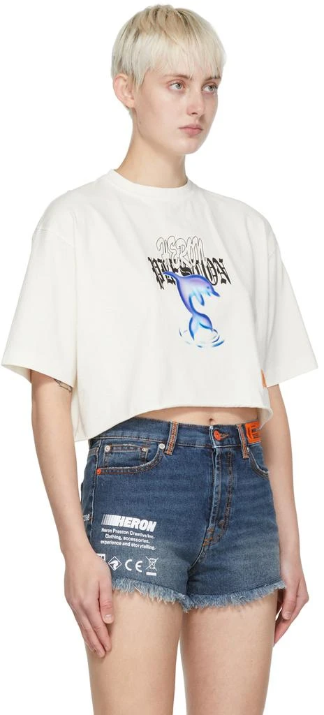商品Heron Preston|Off-White Organic Cotton T-Shirt,价格¥797,第2张图片详细描述