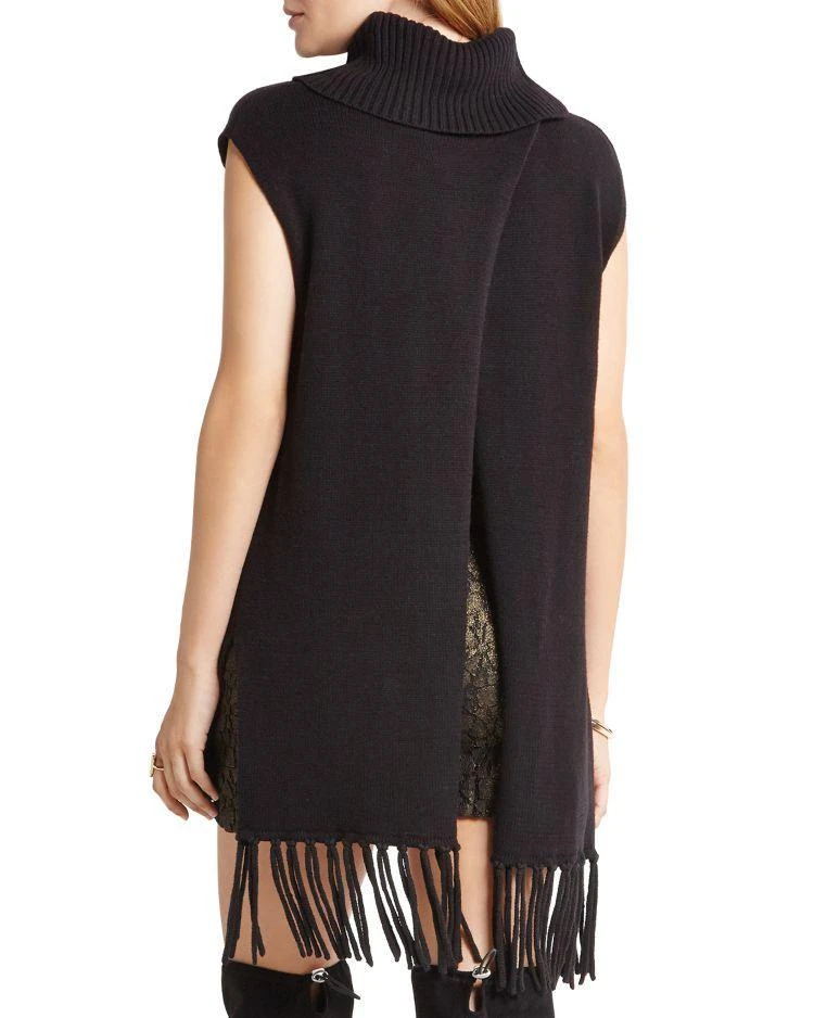 商品BCBG|Fringe Trim Sleeveless Sweater,价格¥220,第2张图片详细描述