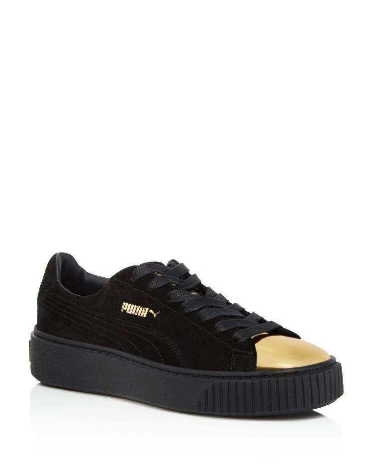 商品Puma|Metallic Cap Toe Platform Creeper 球鞋,价格¥451,第1张图片