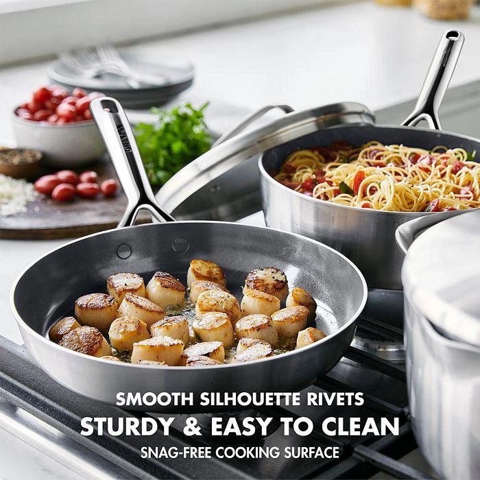 商品Greenpan|GP5 Stainless Steel 10 Piece Cookware Set,价格¥4186,第2张图片详细描述