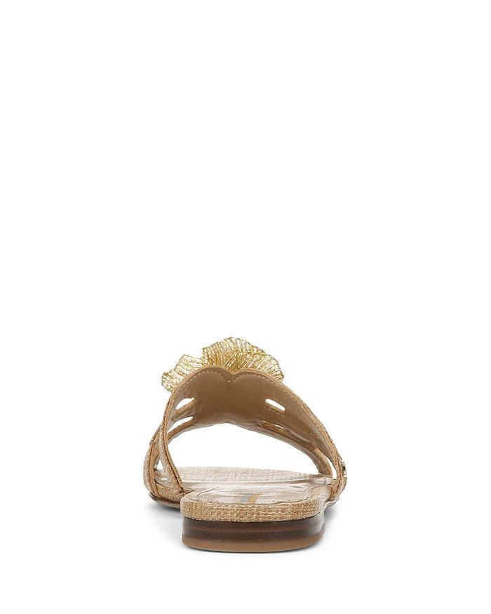 商品Sam Edelman|Women's Bay Beaded Flower Slide Sandals,价格¥1055,第4张图片详细描述