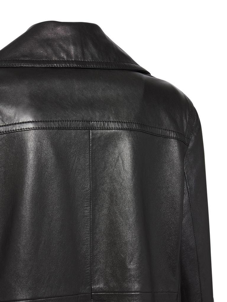 商品Weekend Max Mara|Cosa Double Breasted Leather Jacket,价格¥6816,第7张图片详细描述