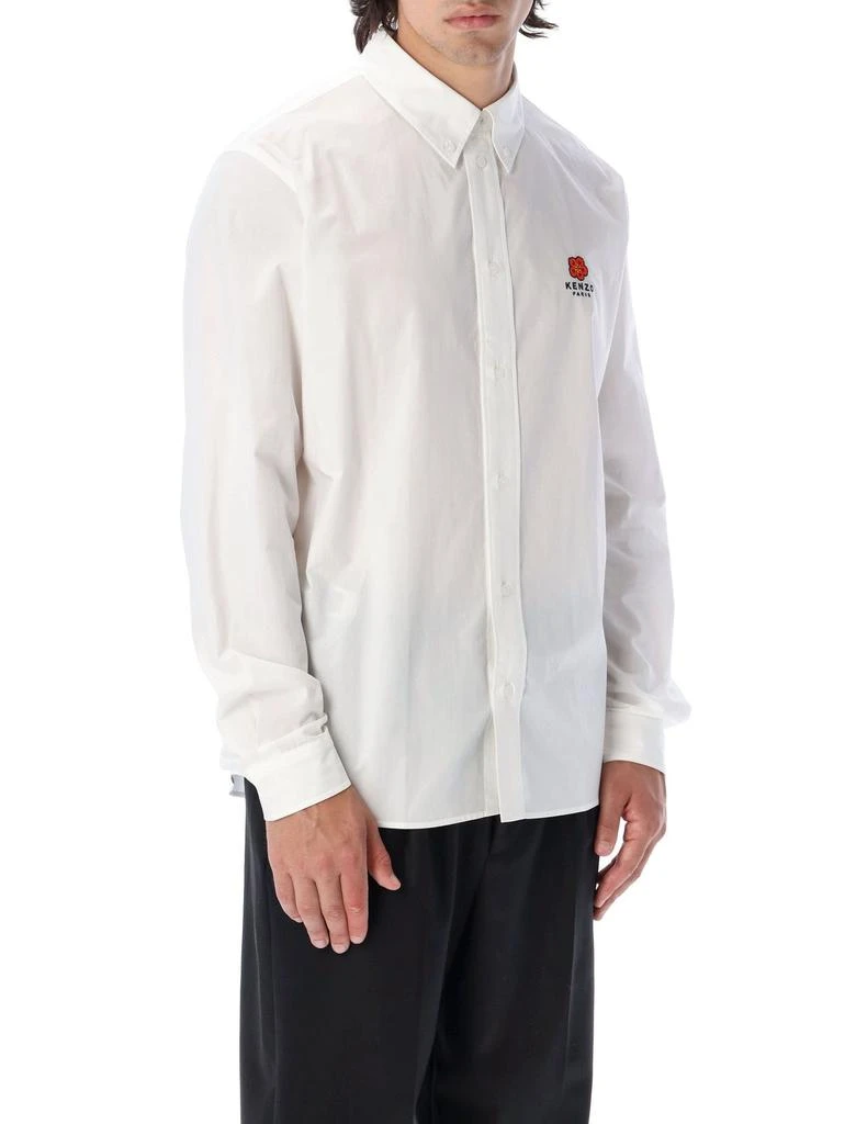 商品Kenzo|Kenzo Logo Embroidered Long-Sleeved Shirt,价格¥1384,第5张图片详细描述