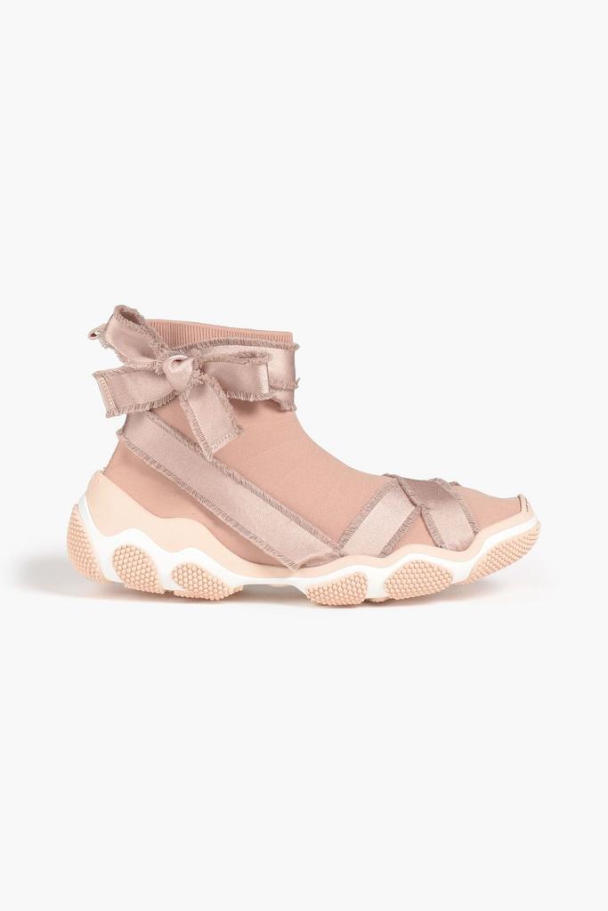 RED VALENTINO◇GlamRun ストレッチニット ハイカットスニーカー 60a162a0-f982-3da7-ad6c-