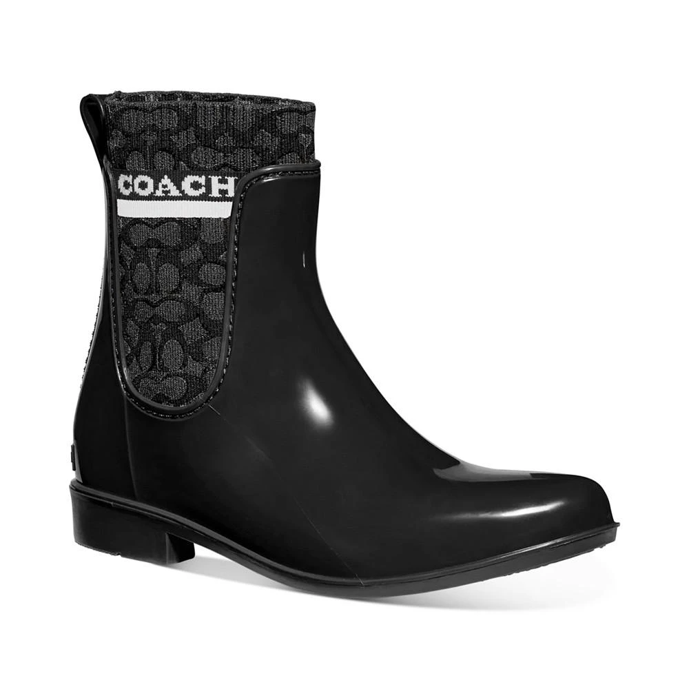 商品Coach|Women's Rivington Logo Rain Boots,价格¥829,第1张图片