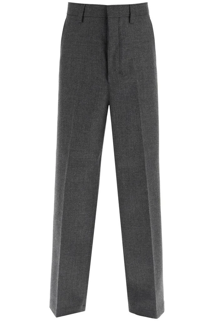 商品AMI|WIDE-LEG VIRGIN WOOL PANTS,价格¥1299,第1张图片