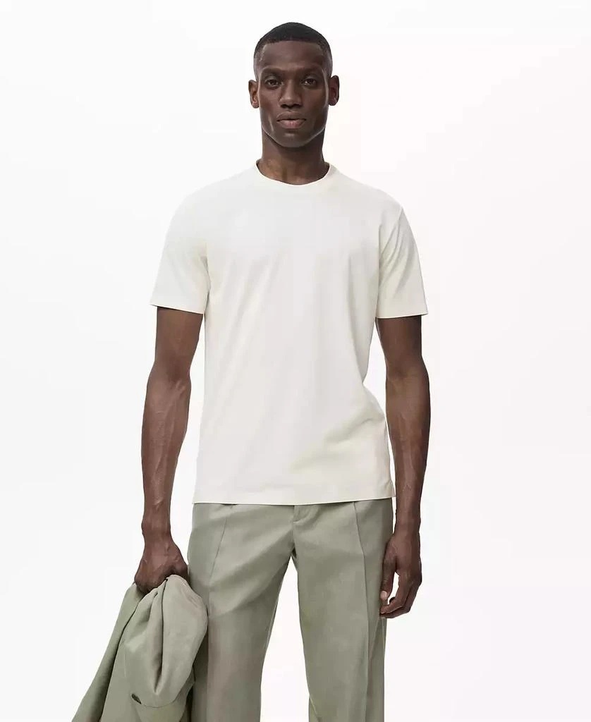 商品Mango|Men's COOLMAX Slim-Fit T-Shirt,价格¥446,第1张图片