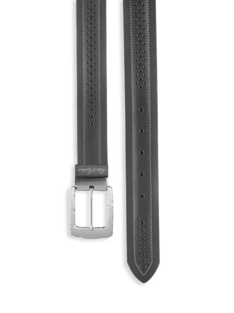 商品Robert Graham|Detailed Reversible Leather Belt,价格¥320,第2张图片详细描述