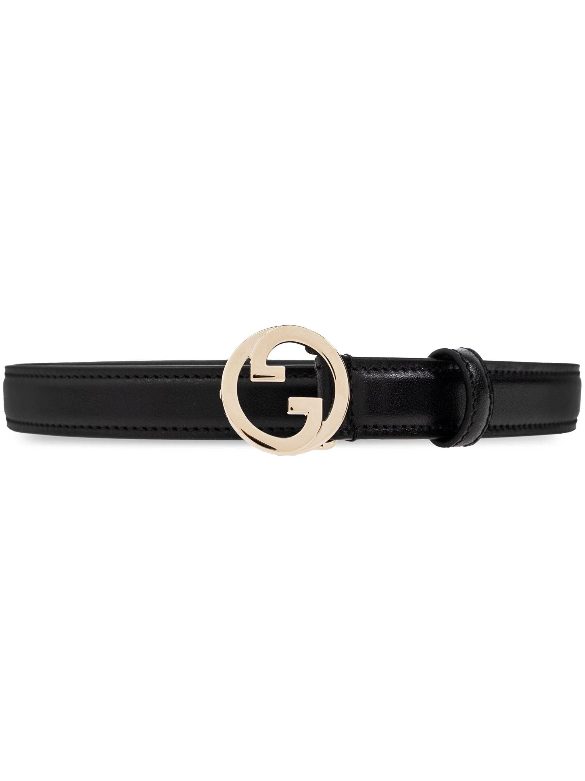 商品【商品预售7天】 Gucci|Gucci 女士腰带 7230730YA0G1000 黑色,价格¥2394,第1张图片