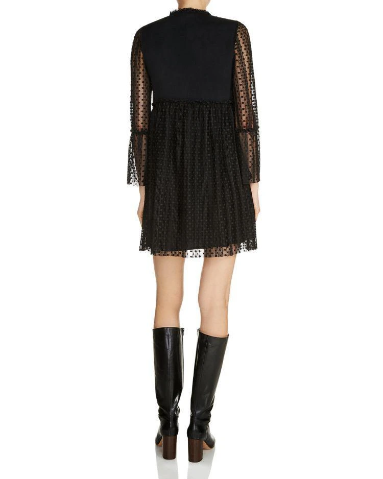 商品Maje|Rezane Swiss Dot Dress,价格¥1777,第2张图片详细描述