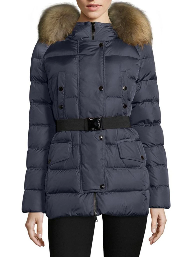 商品Moncler|Clio Removable Fox Fur Puffer Jacket,价格¥14200,第1张图片