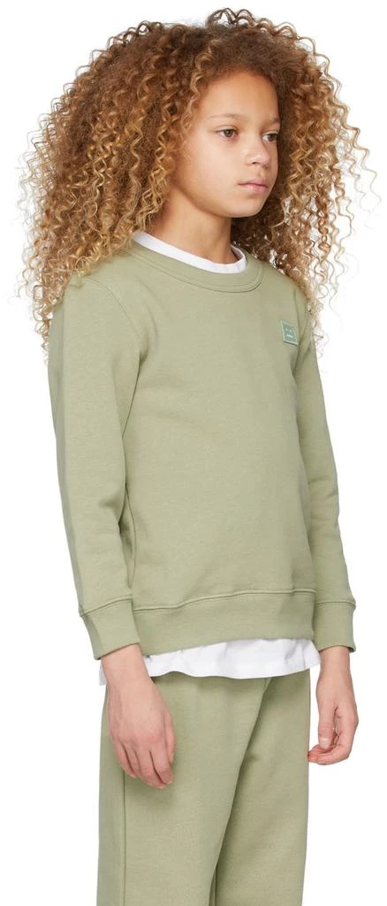 商品Acne Studios|Kids Green Fairview Sweatshirt,价格¥981,第3张图片详细描述