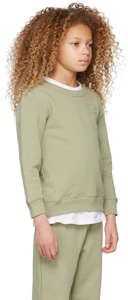 商品Acne Studios|Kids Green Fairview Sweatshirt,价格¥895,第5张图片详细描述