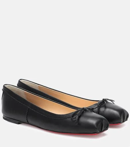 商品Christian Louboutin|Mamadrague皮革芭蕾舞平底鞋,价格¥7011,第1张图片