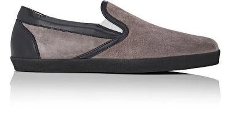 商品Barneys New York|Suede Slip-On Sneakers,价格¥952,第1张图片